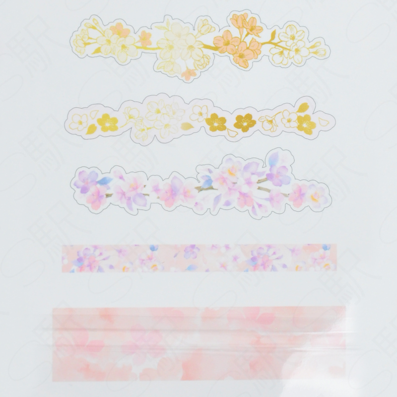 Amifa Co. Ltd Sticker Flakes - Cherry Blossoms (Pink)